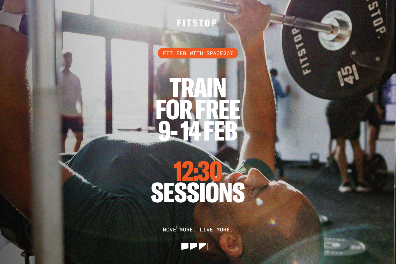 Train for Free at FITSTOP. from Monday 9 Feb to Saturday 14 Feb